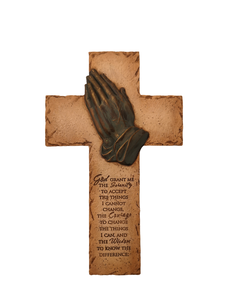 Praying Hands Wall Cross