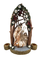 Holy Family Candle Holder – Colour