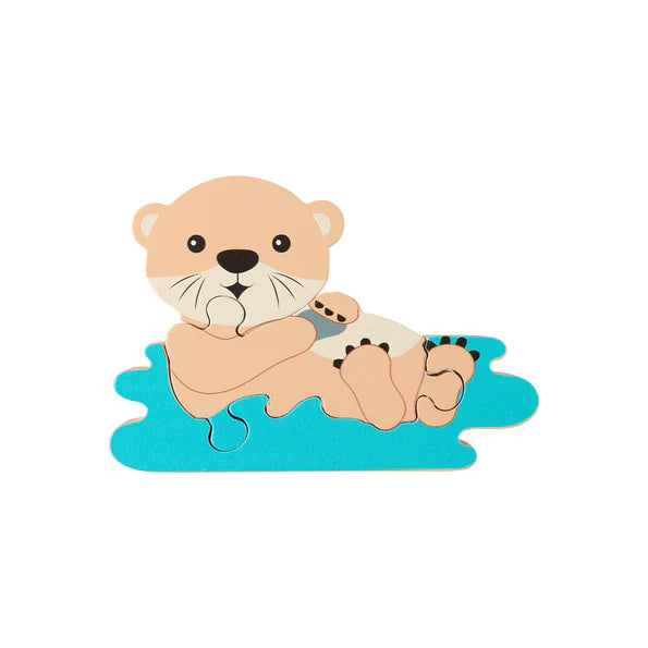 Wooden Puzzle – Otter