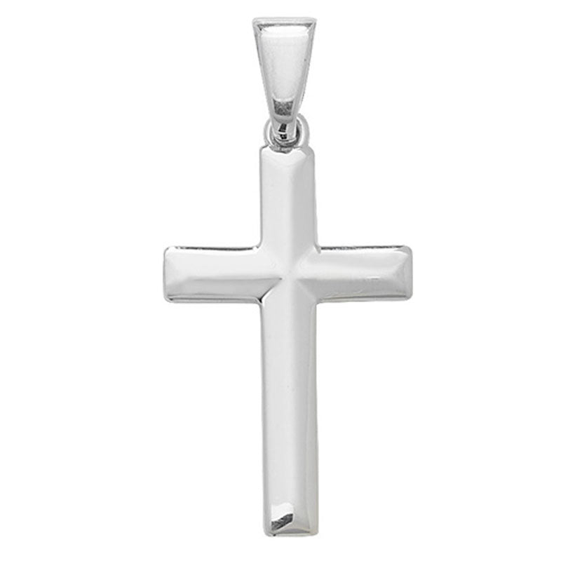 Sterling Silver Soldered Cross Necklace