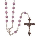 Amethyst Colour Rosary | Rosaries &amp; Prayer Cards | The Shrine Shop