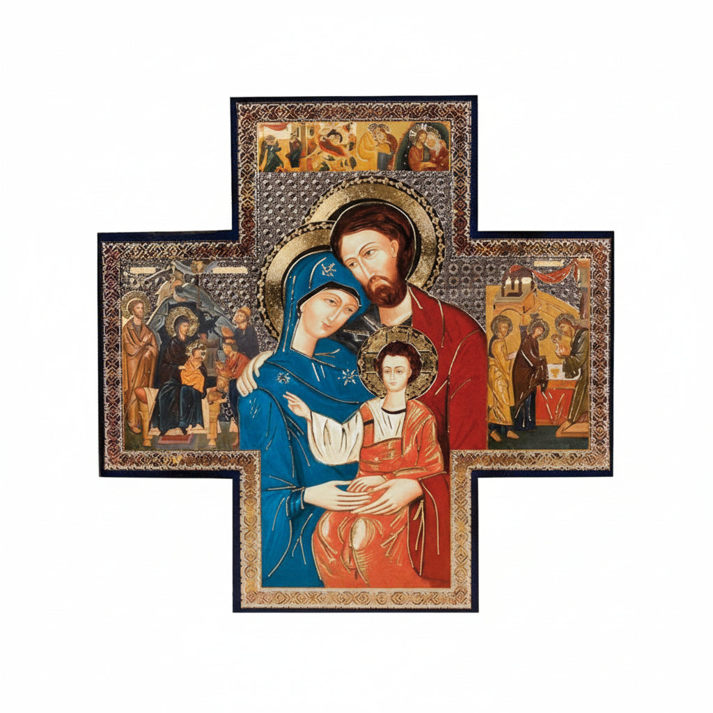 Holy Family Cross Icon | Statues &amp; Icons | The Shrine Shop