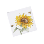 Bee-tanical Sunflower Coaster