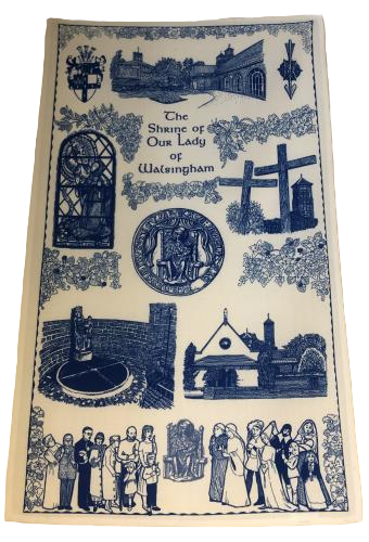 Our Lady of Walsingham Pilgrim Tea Towel