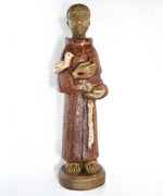 Statue St Francois 25cm | Atelier d'art de Bethl&eacute;em | The Shrine Shop
