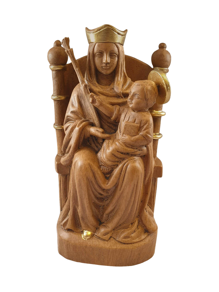 Our Lady of Walsingham Resin (Wood & Gold)