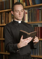 Long Sleeve Tonsure Collar | Clergy &amp; Church Supplies | The Shrine Shop